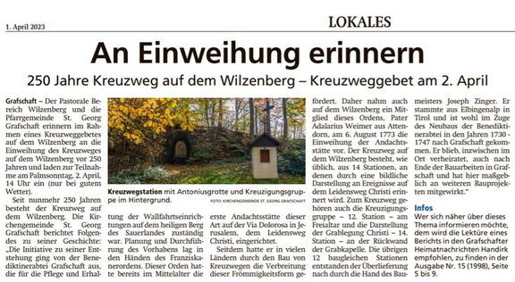20230401 Sauerlandkurier WilzenbergKreuzweg