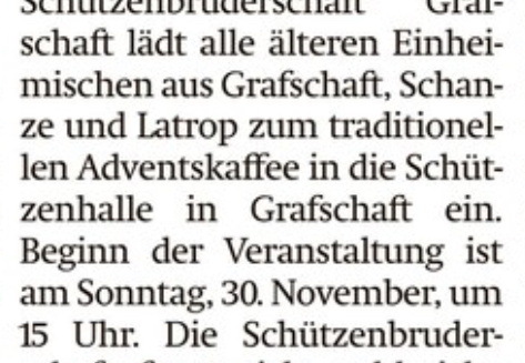 20251115_Sauerlandkurier_Adventskaffee