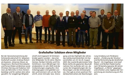 20240210 Sauerlandkurier Schützenversammlung