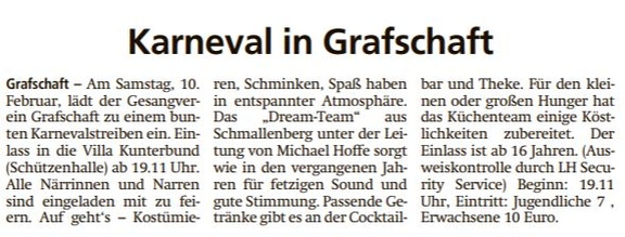 20240210 Sauerlandkurier Karnevalsfest