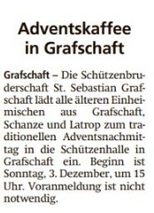 20231118 Sauerlandkurier Adventskaffee