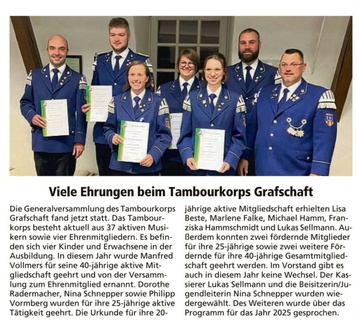 20241109_Sauerlandkurier_Tambourkorps